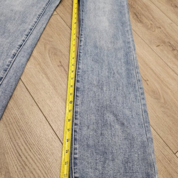 Freckled Poppy x Risen Bootcut Jeans- Women's 11/30 Patch Pocket Stretch Boho - Picture 9 of 13